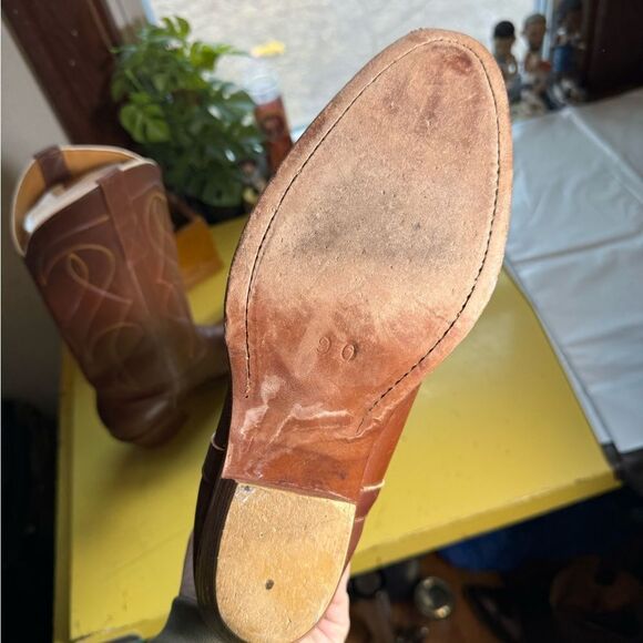 Vintage Cowboy Boots Sz 10 - Picture 7 of 8
